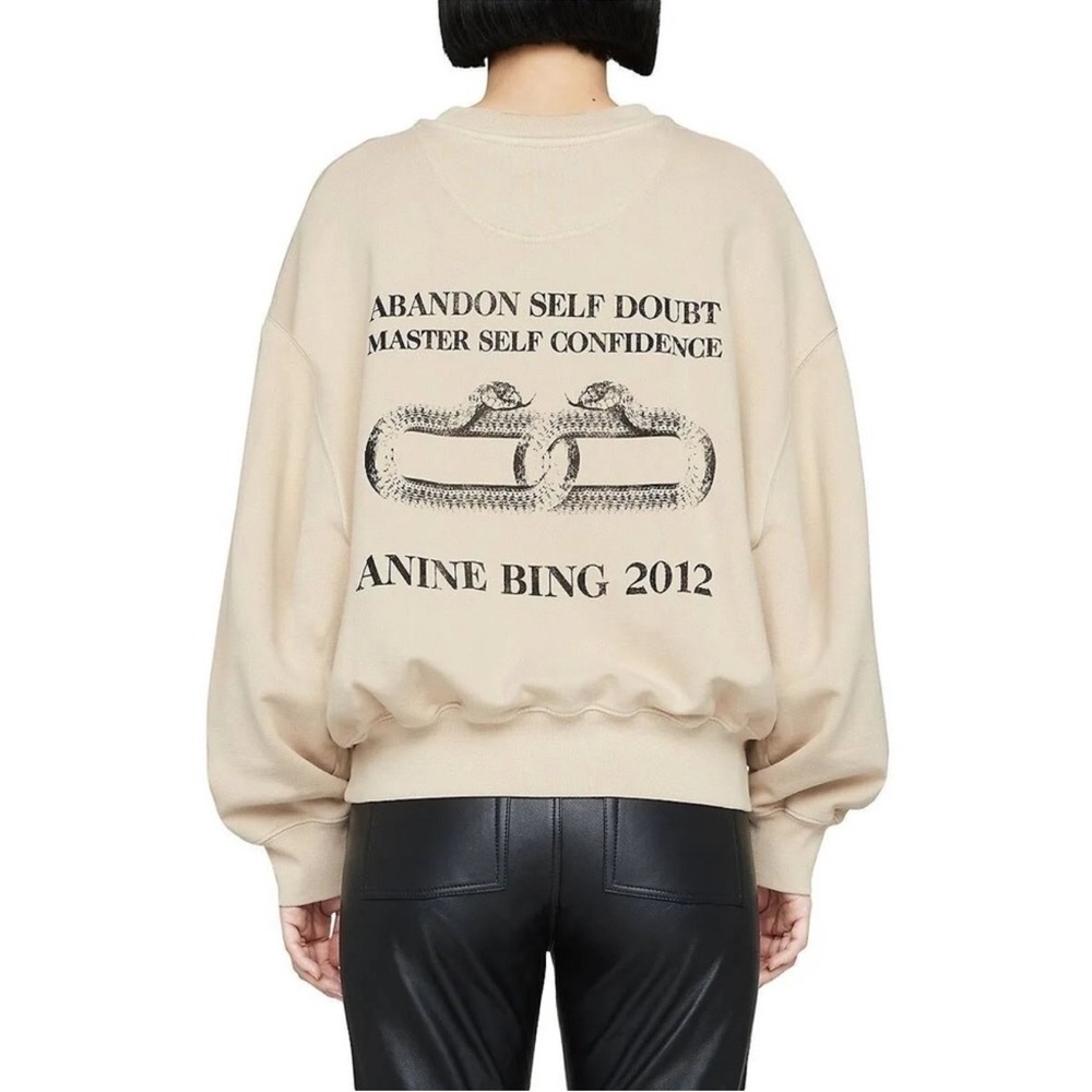 Anine Bing Leo Serpent Graphic sweatshirt - Picture 2 of 12